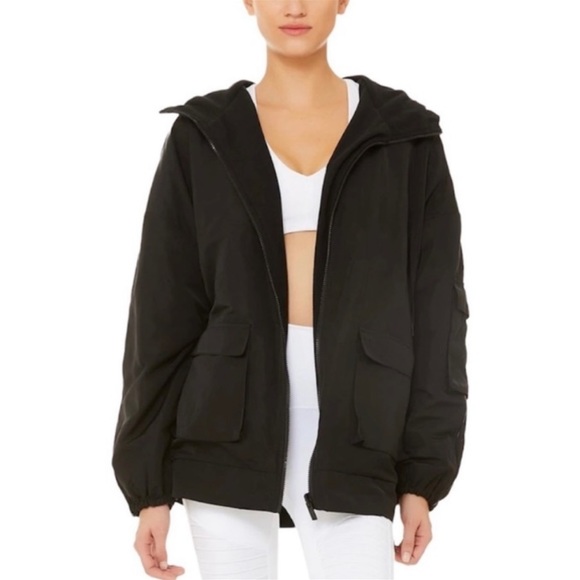ALO Yoga Jackets & Coats Alo Yoga Legion Reversible Hooded Jacket Poshmark